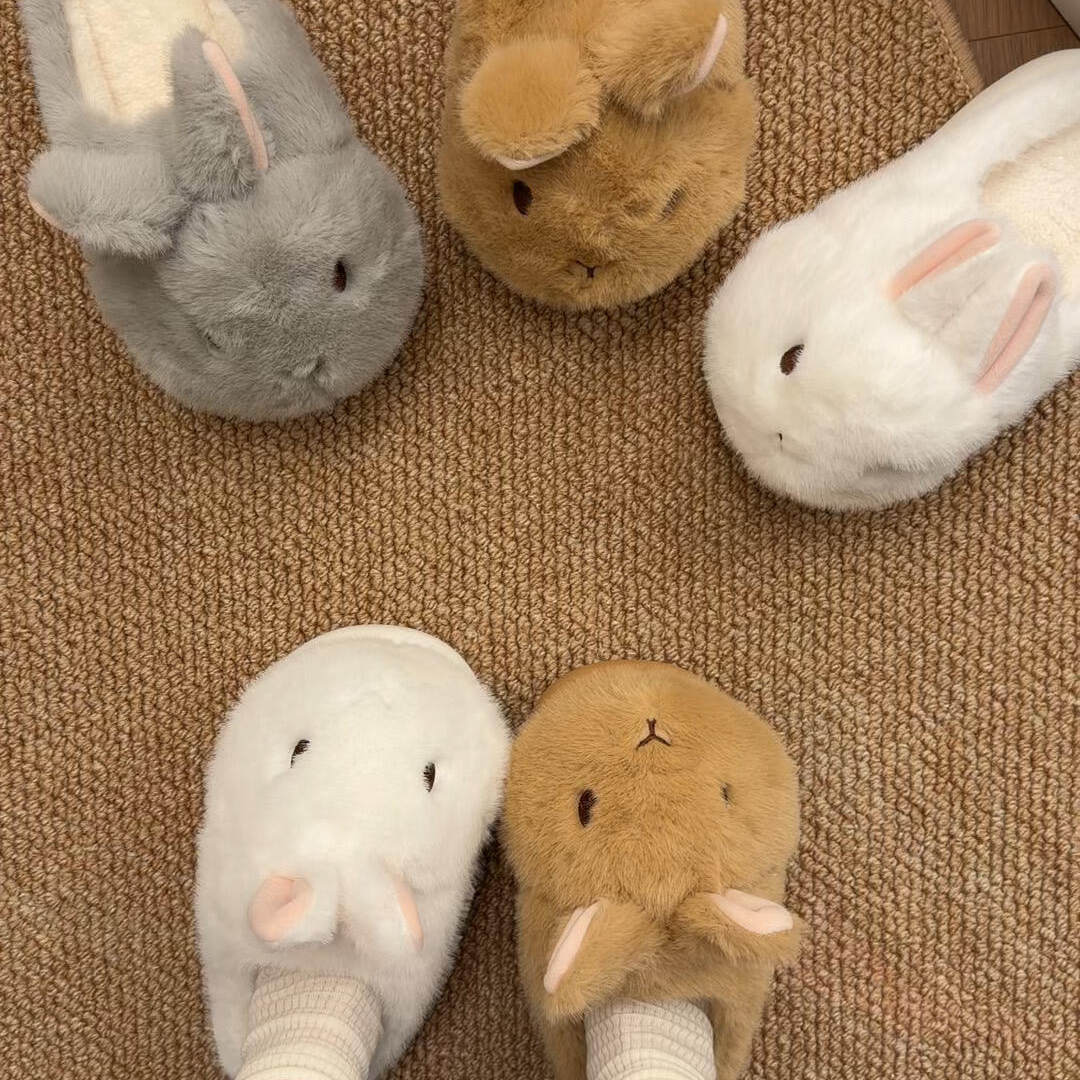 The Fluffy Bunny Slippers, view 6